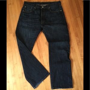 Men’s Levi’s 501 Button Fly, 38 x 32, Straight